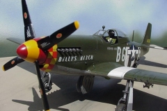 P-51 D Billy's Bitch flown by OBee O'Brien, 363rd FS. Made by John Greiner with decals from Mike Grant.