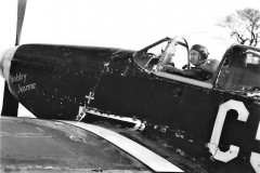 Lt Col Dregne and P-51 Bobby Jeane