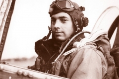 Lt Bill Overstreet. Flew in Bud's flight many missions. Bill inherited Bud's P-51B Old Crow when Bud finished his first combat tour and changed it to Berlin Express.