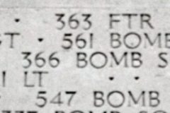 1Lt George P. Barrett, KIT, 14 Jun 1945. 363rd FS, 357th FG. Memorialized at the Cambridge American Cemetery