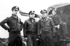 362nd FS Pilots (L-R) Carson, England, Hill and Kehrer.
