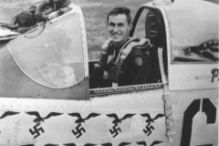 Captain Chuck Weaver, Ace with 8 victories.