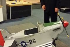 Bud with P-51 Pedal Plane