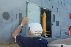 Bud signing the Demo Team's A-10