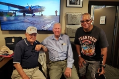 Behind the scenes Warbirds in Review Bud, David Hartman and Ron McGee