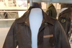 Bud's WWII Jacket and Helmet at the Steven F. Udvar-Hazy Center near Washington Dulles International Airport