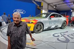Bud with 2019 Ford Aviation Mustang is designed to commemorate the 75th anniversary of D-Day, and is themed after Bud Anderson’s P-51 Mustang fighter plane, which he had nicknamed Old Crow.