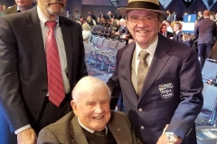 Bud and son-in-law Bill Burlington with Jack Roush's induction into the NASCAR Hall of Fame 2019