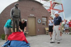 Unveiling of Bud's Statue at Fagen Fighter Museum, Granite Falls, MN