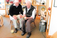 Bud and Otto meet in Ojai, CA at Otto's pottery store