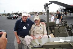 Bud and good friend Bill Overstreet at the Reading Airshow