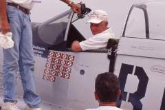 Bud flying the P-51D Old Crow