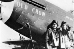Bud Anderson and good friend Captain Jim Browning in front of Bud's second P-51B 43-12315 lost 22 Mar with Lt Carter who became a POW.
