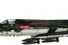 F-105 Old Crow Illustration by Gary Baker
