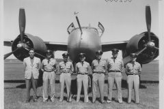Bud at Test pilot school, Wright Field, OH, 1950