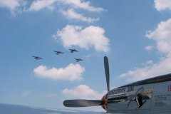 Fly over Jack Roush's restored P-51D "Gentleman Jim"