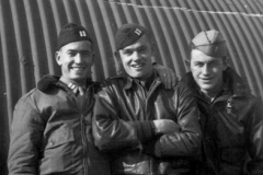 Captain Browning and Captain Bud Anderson and fellow 363rd pilot.