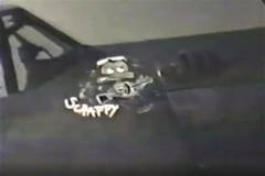 Nose art for P-51B “Scrappy” Image taken from a video clip.