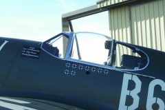 Malcolm Hood closeup on P-51B Old Crow