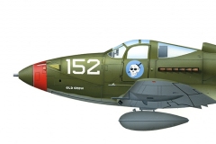 P-39 Old Crow illustration from Chris Davey - John Dibbs Collection