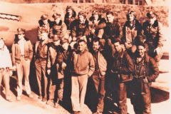 Captain Pete Peterson and a group of 364th FS pilots.