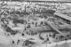 In 1945 the enemy aircraft shipped to the United States were divided between the Navy and the Army Air Forces. General Hap Arnold ordered the preservation of one of every type of aircraft used by the enemy forces. The air force sent their aircraft to Wright Field. When the field could not handle additional aircraft, many were sent to Freeman Field, Seymour, Indiana.