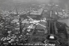 Y1B-17 over Washington DC