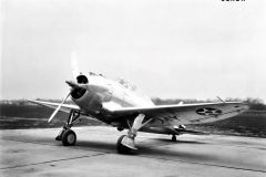 Seversky XP-41 Flew in 1939.  Pratt & Whitney R-1830-19 engine with a two-speed supercharger