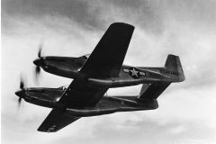 North American XP-82 Twin Mustang is the last American piston-engine fighter ordered into production by the United States Air Force. First flight 15 June 1945