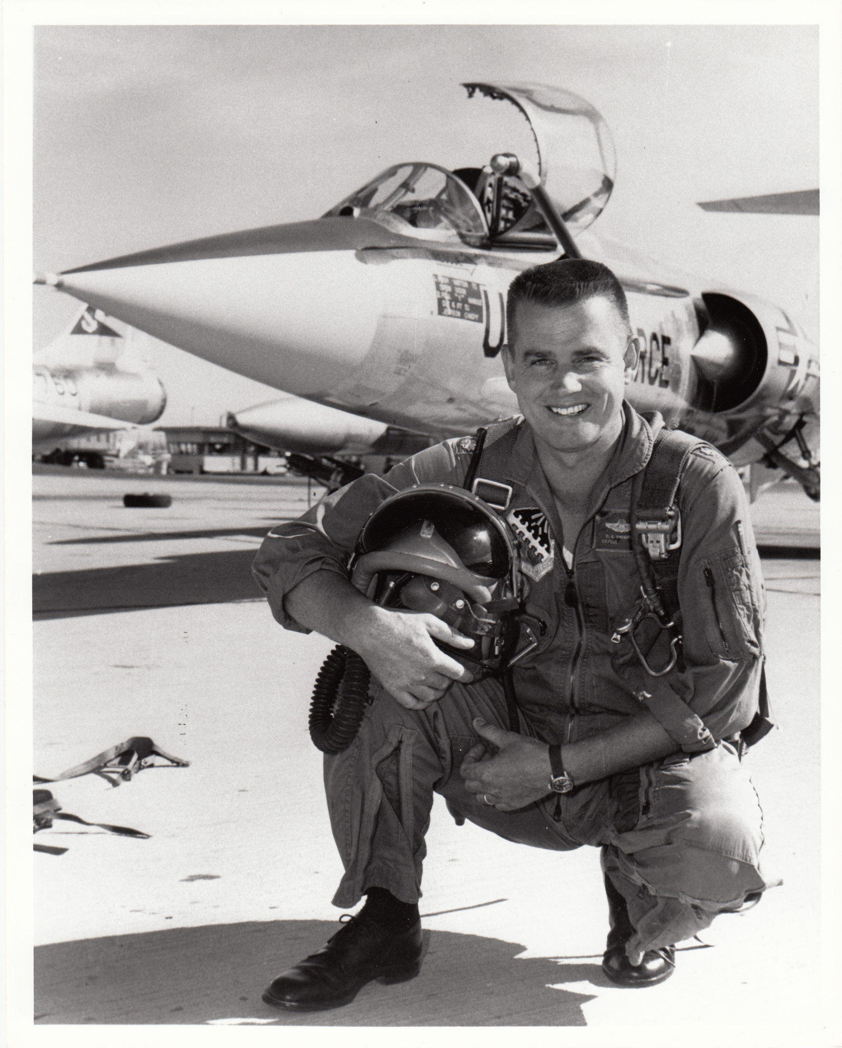 Bud Anderson Test Pilot (8X10) - Signed by Bud Anderson - Bud Anderson ...